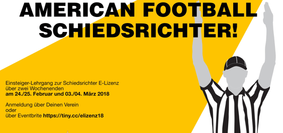 Werde American Football Schiedsrichter Werde American Football Schiedsrichter