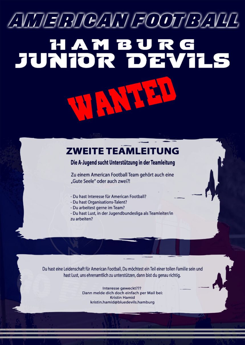 Junior Devils – WANTED!
